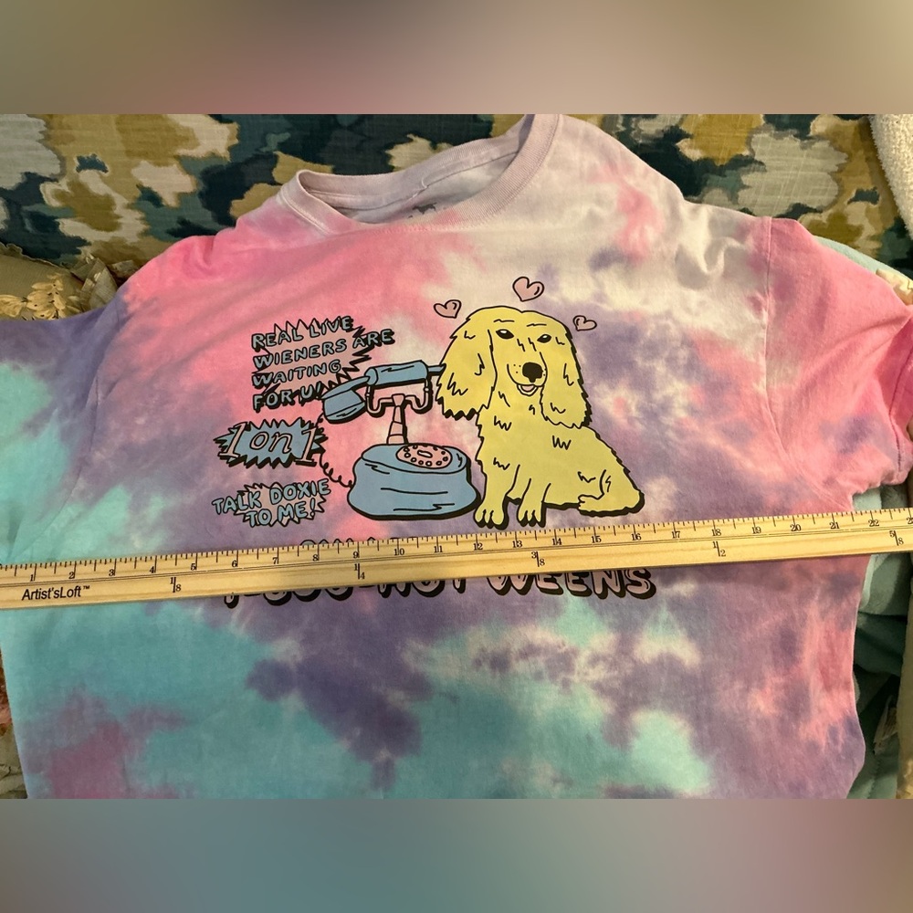 Bean Goods Dachshund Tie-Dyed Tee perfect for Easter and Spring/Summer size XL - Picture 11 of 11